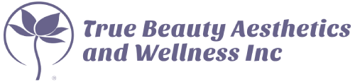 A green banner with the words " no beauty is wellness ".